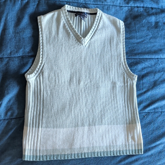 Tommy Hilfiger Other - Tommy Hilfiger V-Neck Light Blue Sweater Vest